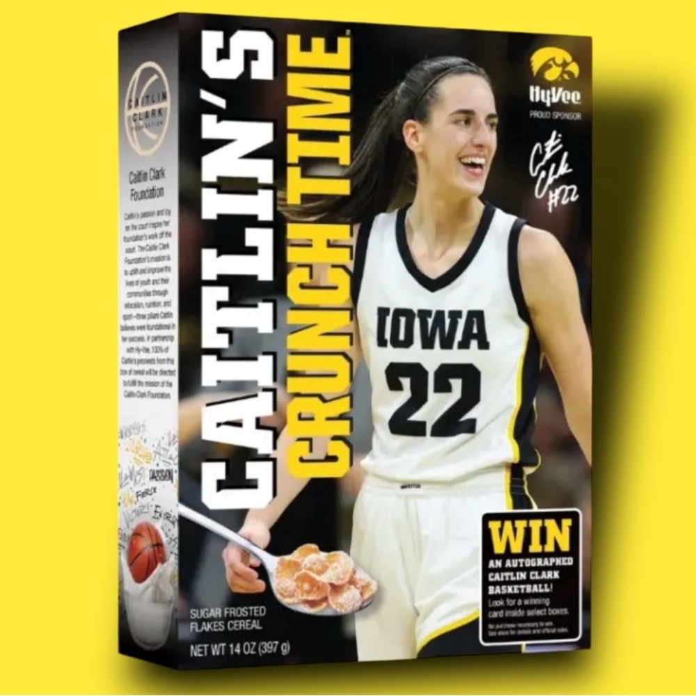 Caitlin Clark Crunch Time Cereal
